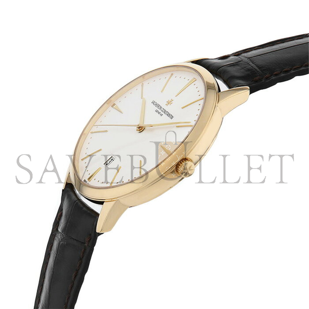 vacheron Co*sta*t*n patrimony large date watch 85180/000j-9231